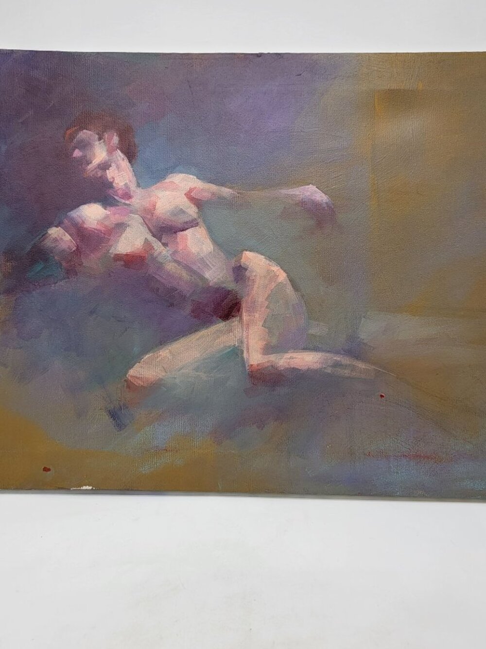 Original Abstract Nude Painting By Alex Hook Krioutchkov 2015